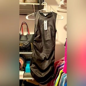 Steve Madden Vegan Leather Rochester Dress XS NWT